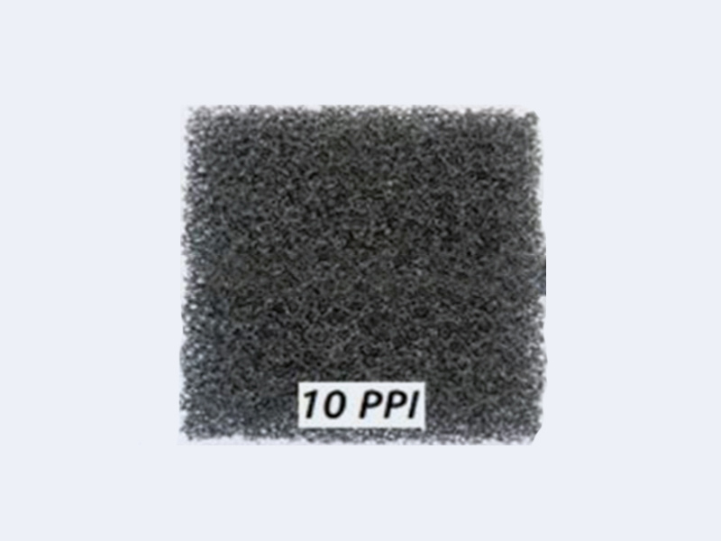 Reticulated glassy carbon electrode